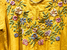 Load image into Gallery viewer, Mustard seed and wildflowers dress